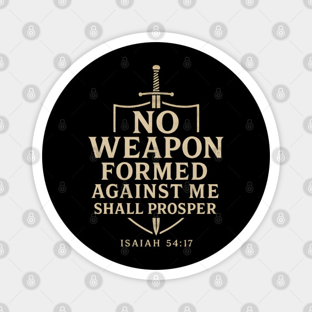 No Weapon Formed Against Me Shall Prosper Christian Magnet by Douglas's Store 3